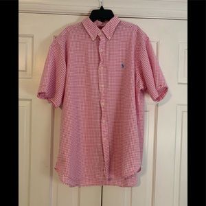 Ralph Lauren.    Pink & white gingham